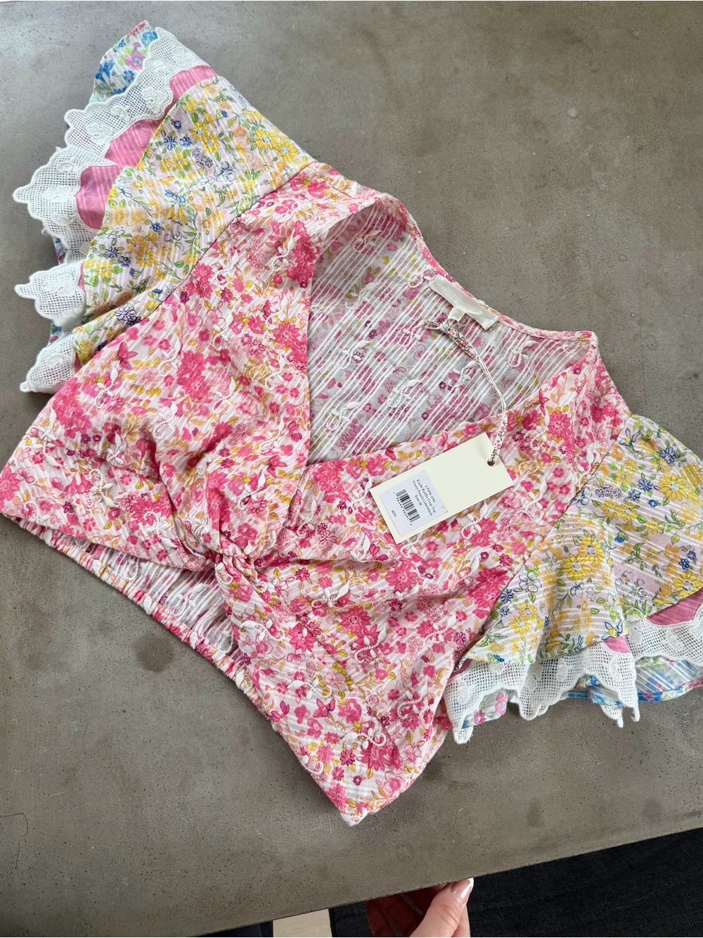 NWT LoveShackFancy Top 100% cotton